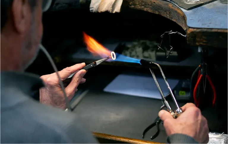 Step 5 Handcrafting by Proficient Jewellers