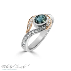 Ari Joy alexandrite custom engagement ring final in Engagement Rings in Ermington