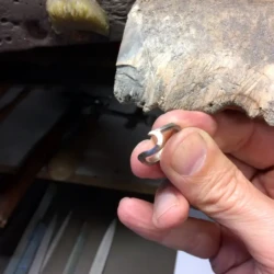 Ari Joy engagement ring metal band forming in Engagement Rings in Ermington