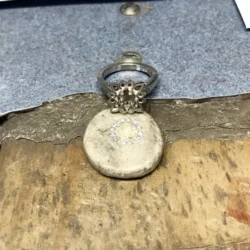 Chris Amy engagement ring final finishing in Engagement Rings in Ermington