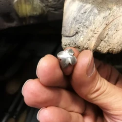 Chris Amy engagement ring wax model inspection in Engagement Rings in Ermington