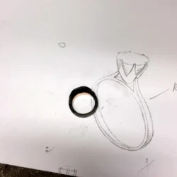 Daniel Jakstas engagement ring band sizing in Engagement Rings in Ermington